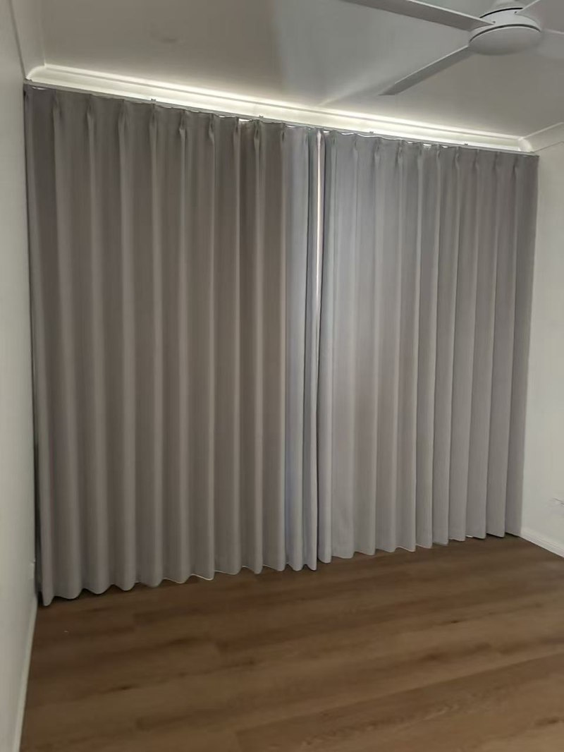 Double Pinch Pleat curtains Brisbane - U Curtains