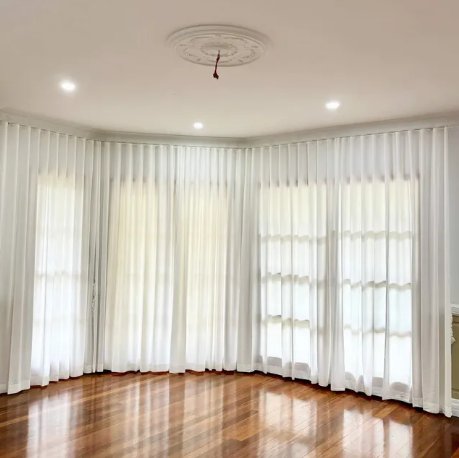 Sheer curtains Brisbane installation - U Curtains