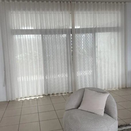 Sheer curtains Brisbane installation - U Curtains
