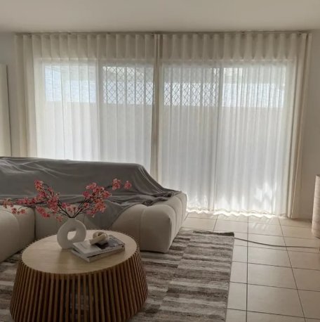 Sheer curtains Brisbane installation - U Curtains