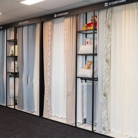 U Curtains store display - U Curtains