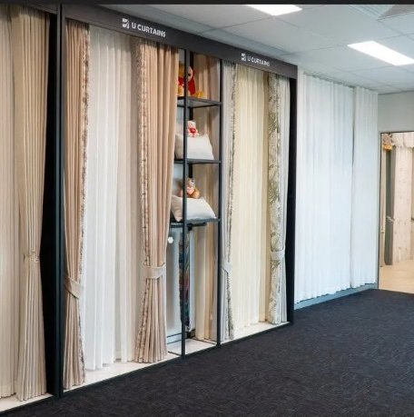 U Curtains store display - U Curtains