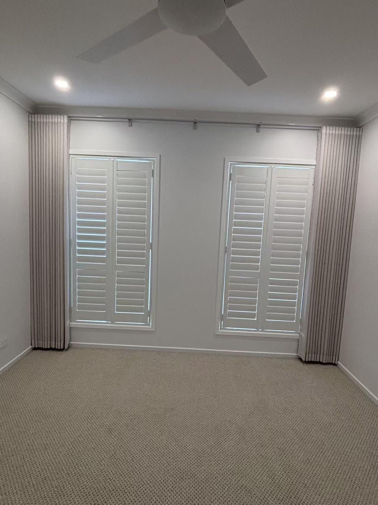 PVC shutters Brisbane installation - U Curtains