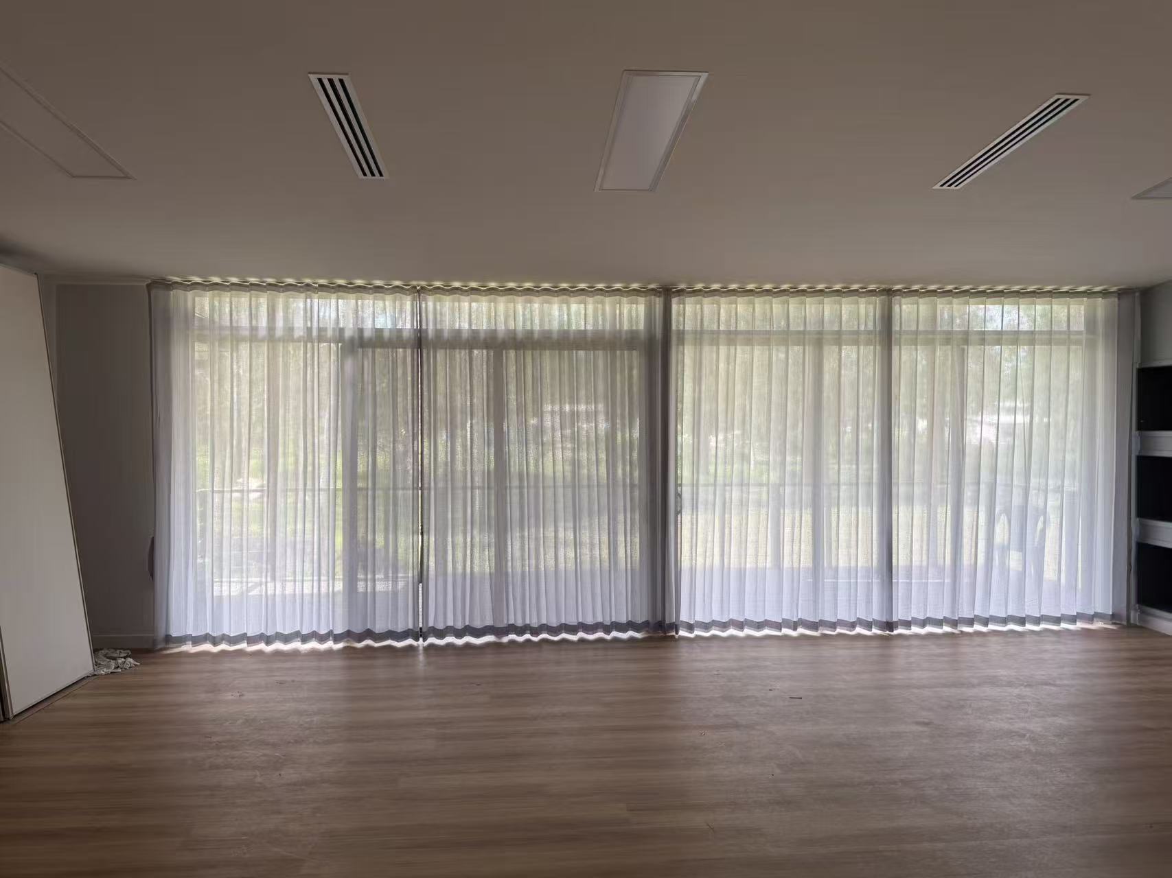 Sheer curtains Brisbane installation - U Curtains