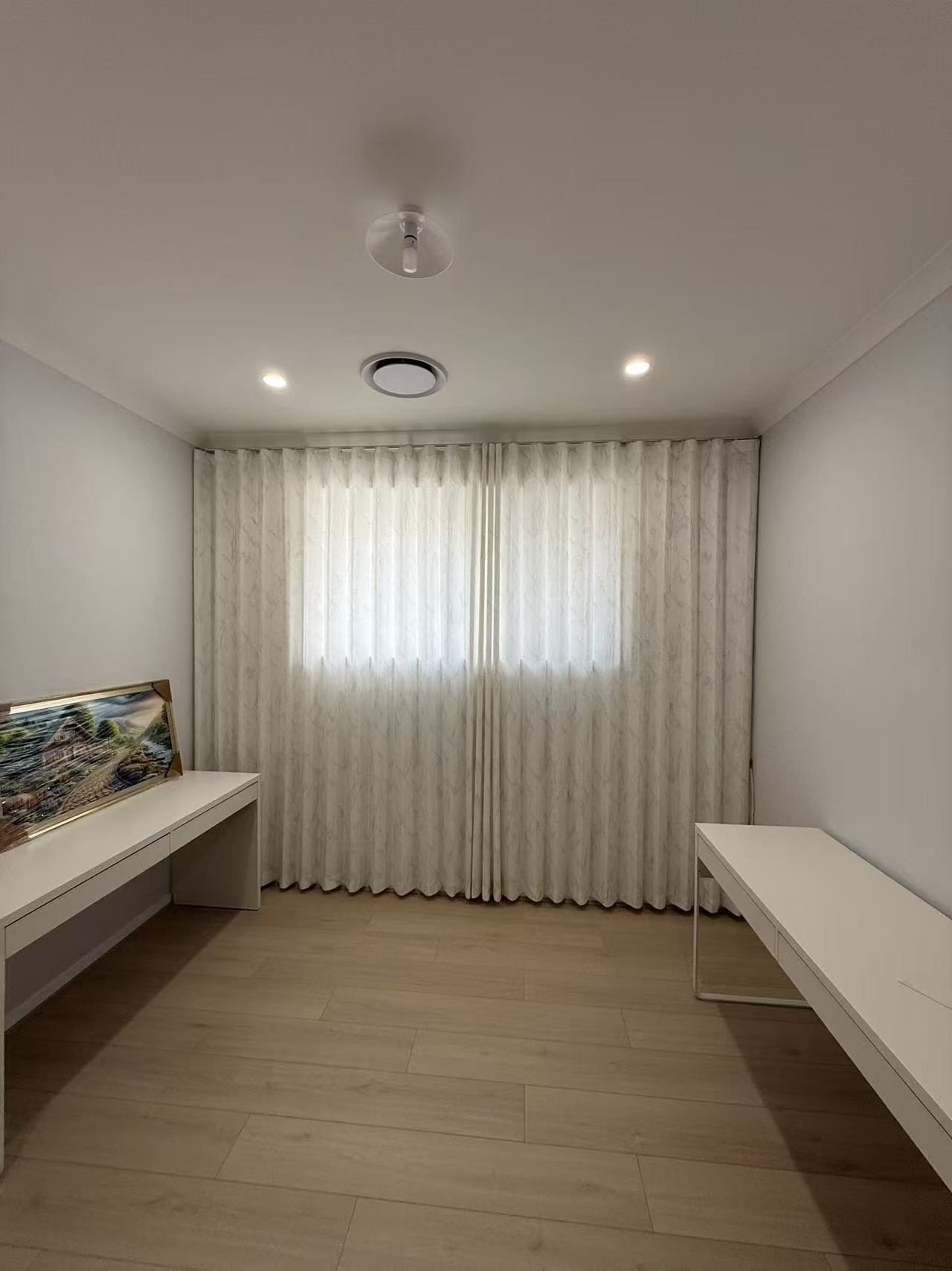 Sheer curtains Brisbane installation - U Curtains