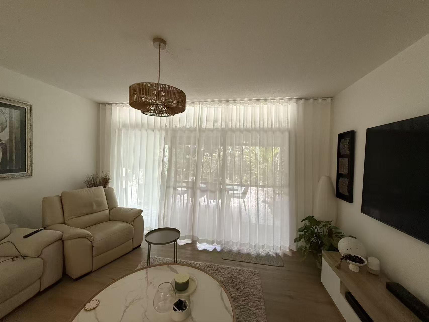 Sheer curtains Brisbane installation - U Curtains