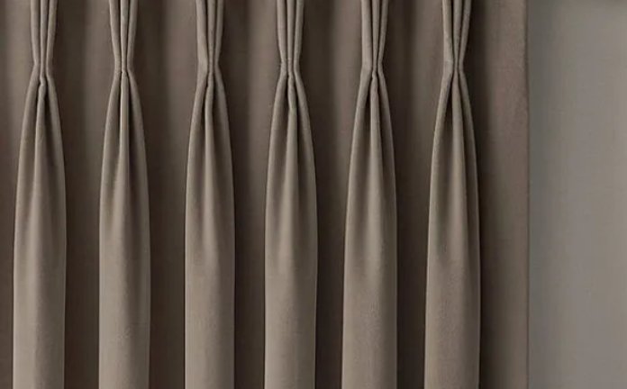 Triple Pinch Pleat curtains Brisbane - U Curtains